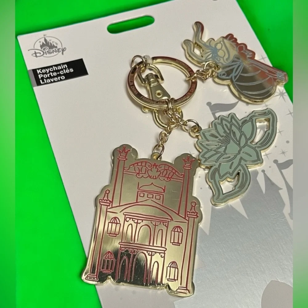 Disney Parks The Princess and the Frog Ray Firefly Metal Keychain NEW